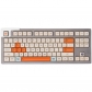 Plastic 104+30 XDA profile Keycap Set PBT Dye-Subbed for Mechanical Gaming Keyboard Cherry MX